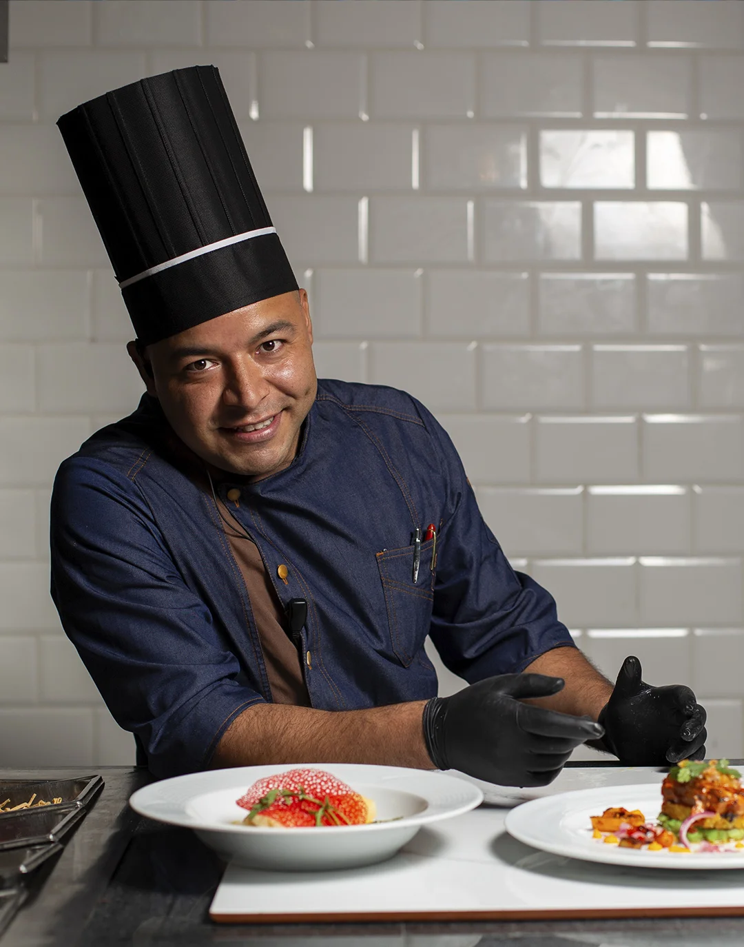 Chef Alfredo Romero Jiménez in charge of the specialties of the restaurants at the Hotel Oceano Palace Mazatlán